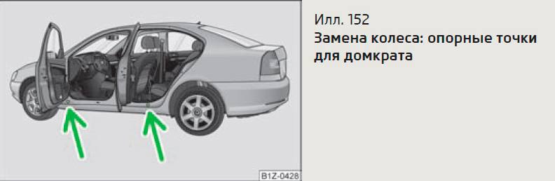 Как домкратить шкоду октавия