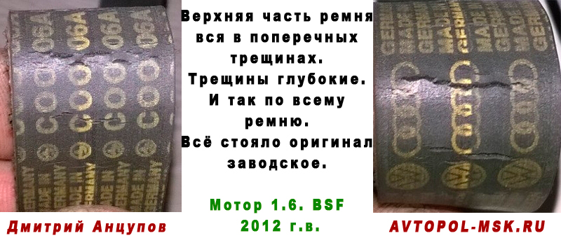 Подскажите какой  фирмы лучше брать ремень на  Skoda A5 1.6 2012 г.в.