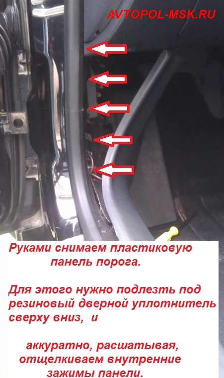 Накладки на педали - фото отчет по установке