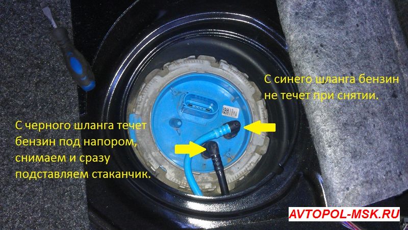 Чистим сеточку  в НЕ разборном бензонасосе Шкоды Октавия А5