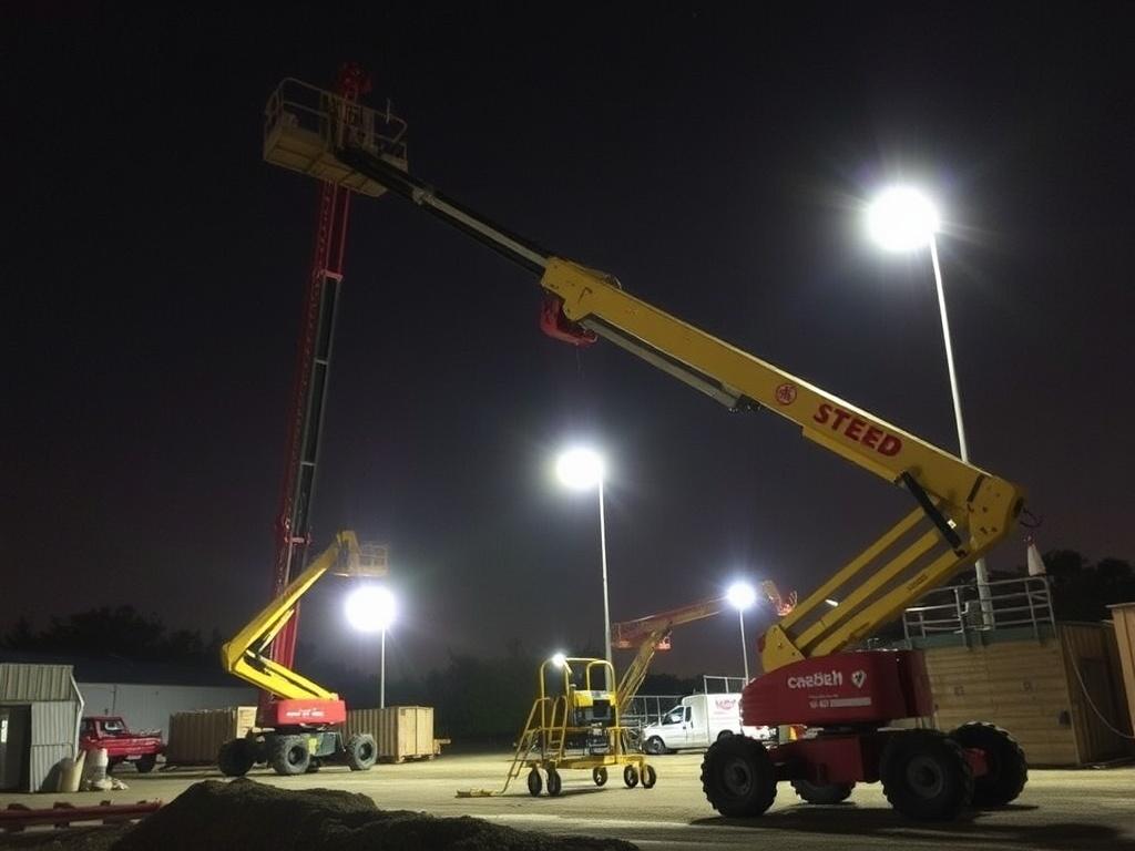 Why can the aerial lift work perfectly, but the site be at a standstill?фото