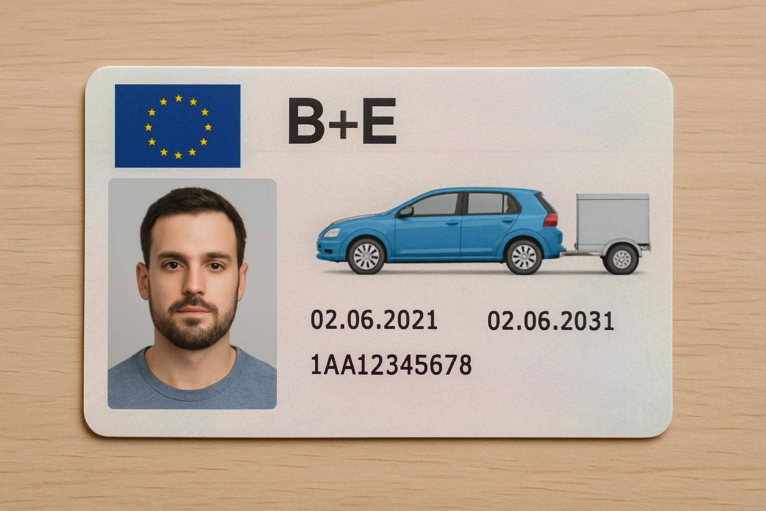 Права категории BEфото