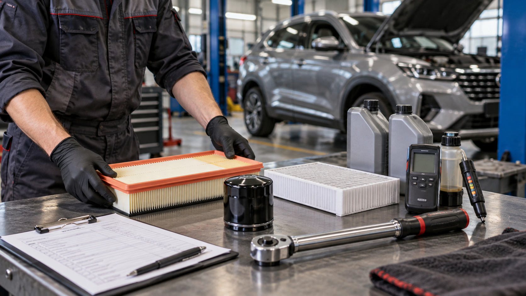 Расходники и инструменты для обслуживания Geely