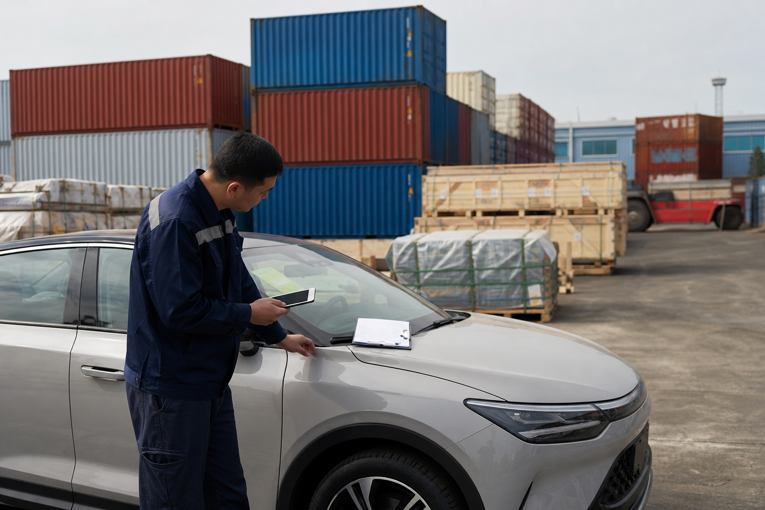 Проверка автомобиля из Китая перед доставкой